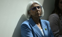  Director of the White House Office of Science and Technology Policy Arati Prabhakar listens during a Biden Cancer Moonshot Event at Tulane University in New Orleans, Louisiana, on August 13, 2024. Prabhakar said during a Dec. 7 event that the U.S. was at a 'pivotal moment' for federal R&D.