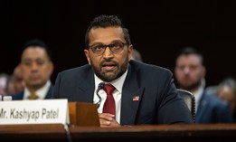 Kash Patel, nominee to be Director of the Federal Bureau of Investigation, testifies in front of the Senate Judiciary Committee in Washington, DC on January 30, 2025. 