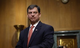 Frank Bisignano, commissioner of Social Security Administration, arrives to testify at his Senate Finance Committee confirmation hearing at the Dirksen Senate Office Building on March 25, 2025 in Washington, DC.