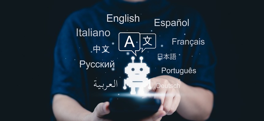 Justice pushes agencies to use AI-assisted translations, when offering them at all