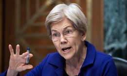 Sen. Elizabeth Warren, D-Mass., speaks during a Senate Banking, Housing and Urban Affairs Committee hearing on Wednesday, June 25, 2025. Warren announced July 23 that the SSA commissioner had agreed with her to let the agency's watchdog conduct an audit of its performance data.