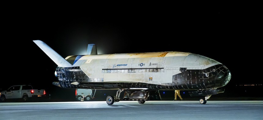 Secret spaceplane heading back up to test new tech