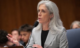 CDC Director Susan Monarez testifies during her confirmation hearing before the Senate Committee on Health, Education, Labor, and Pensions on June 25, 2025. Three senior CDC leaders resigned following Monarez's ouster.