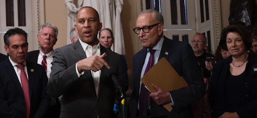 Democrats rally behind hardball strategy to upcoming shutdown fight