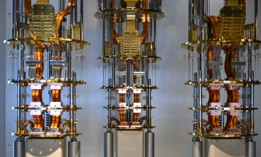The IBM Quantum System Two is seen at IBM Thomas J. Watson Research Center on June 6, 2025 in Yorktown Heights, New York.