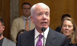 Edward Forst testifies before the Senate Homeland Security and Governmental Affairs Committee on Thursday, October 23, 2025.