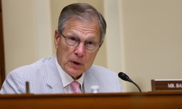 Chairman Rep. Brian Babin (R-TX) speaks during a House Science, Space, and Technology Committee hearing  in the Rayburn House Office Building on July 16, 2025 in Washington, DC.