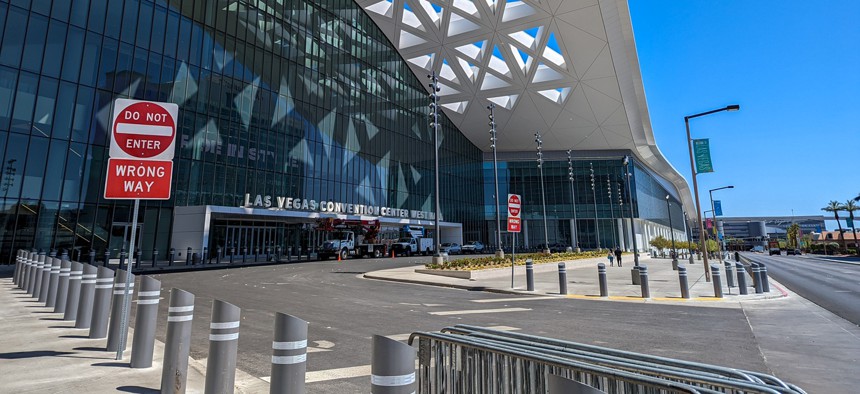 The exterior of the Las Vegas Convention Center, where DEF CON is scheduled to be held in August 2026.