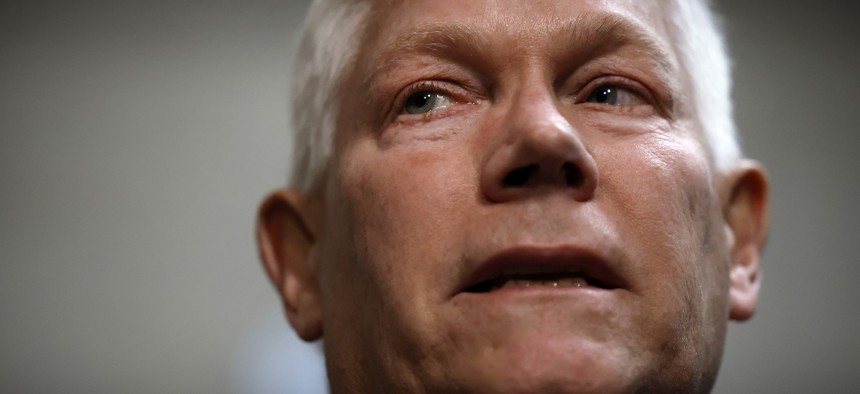 Rep. Pete Sessions, R-Texas, on Capitol Hill on Oct. 23, 2023. Sessions said on Tuesday that overhauling the government worker background check system "is not a partisan issue." 