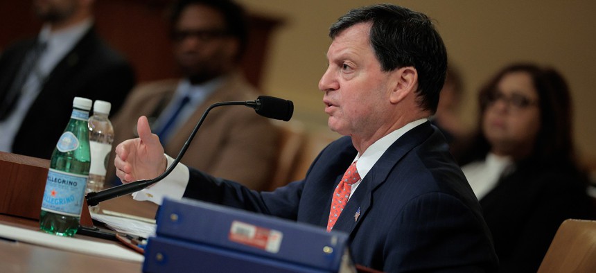 Internal Revenue Service Chief Executive Officer Frank Bisignano testifies before the House Ways and Means Committee in the Longworth House Office Building on Capitol Hill on March 04, 2026.