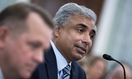 Arvind Raman, right, nominee to be director of the National Institute of Standards and Technology, testifies during a Senate Commerce, Science and Transportation Committee confirmation hearing in Russell building on Thursday, March 5, 2026.