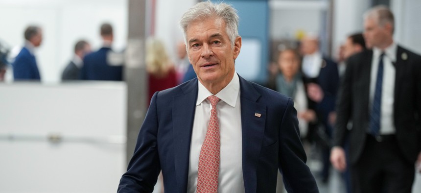 Administrator for the Centers for Medicare & Medicaid Services Dr. Mehmet Oz attends a tour of a Thermo Fisher Scientific facility on March 11, 2026 in Reading, Ohio. 