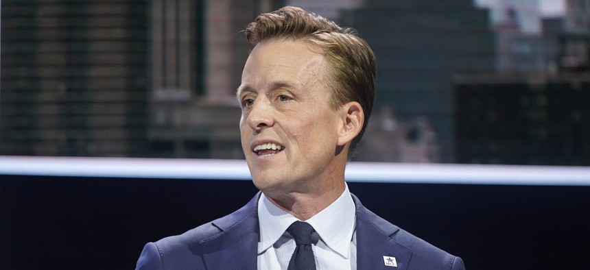 Sean Cairncross, then-CEO of the Millenium Challenge Corporation, speaks onstage during the 2019 Concordia Annual Summit on September 24, 2019 in New York City.