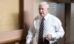 Rep. Pete Sessions, R-Texas, arrives for the House Republican Conference caucus meeting in the basement of the U.S. Capitol on Wednesday, January 21, 2026.