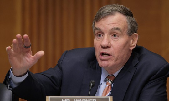 Sen. Mark Warner (D-VA) questions U.S. Treasury Secretary Scott Bessent as he testifies during a Senate Committee on Finance hearing in the Dirksen Senate Office Building on Capitol Hill on June 03, 2026.