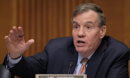 Sen. Mark Warner (D-VA) questions U.S. Treasury Secretary Scott Bessent as he testifies during a Senate Committee on Finance hearing in the Dirksen Senate Office Building on Capitol Hill on June 03, 2026.