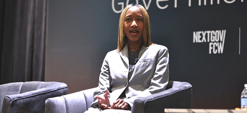 Department of Energy Deputy CIO Bridget Carper Arnone speaks at the Government Executive Efficiency Summit on July 16, 2026.