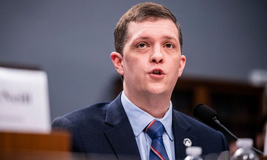 Nick Andersen, Acting Director of Cybersecurity and Infrastructure Security Agency, speaks during a House Committee on Appropriations and Subcommittee on Homeland Security Hearing with the Budget Hearing Department of Homeland Security on Capitol Hill on April 16, 2026 in Washington, D.C.