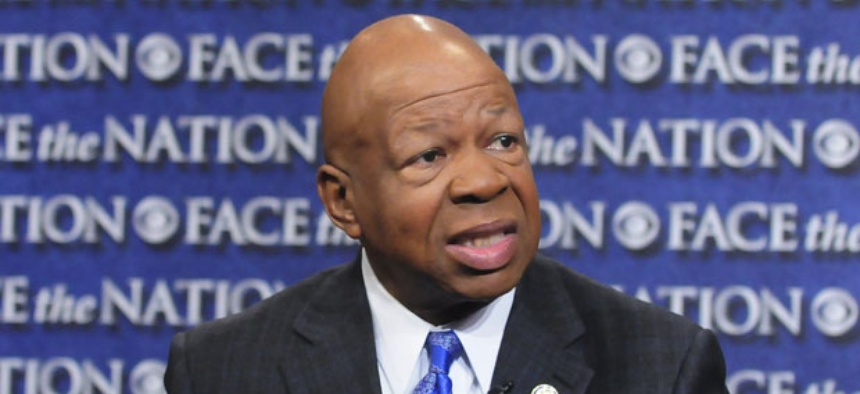 Reps. Elijah Cummings, D-Md., said Thursday that Issa was misapplying the rule because no committee members are on the ballot in the election at issue .