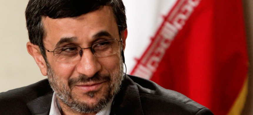 Iranian President Mahmoud Ahmadinejad
