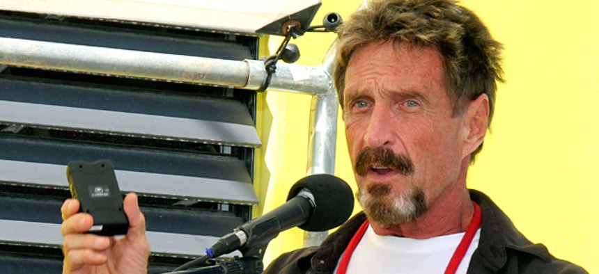 software company founder John McAfee