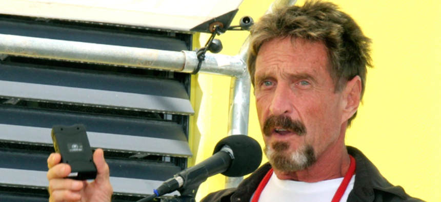 Software company founder John McAfee