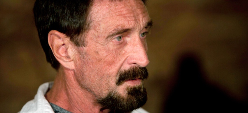Software company founder John McAfee