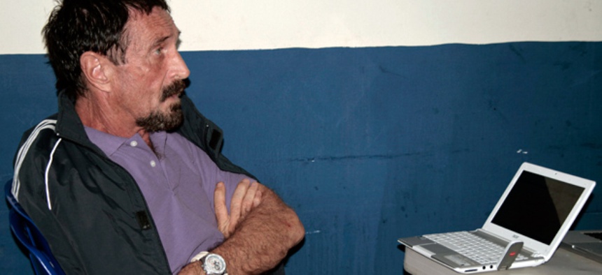 Software company founder John McAfee