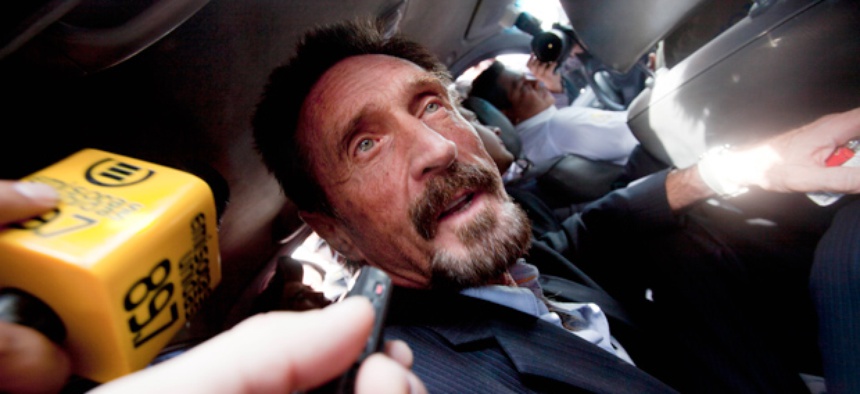 Software company founder John McAfee