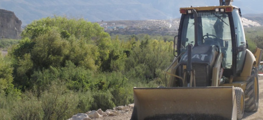 Construction started in 2011 on an unstaffed computerized Southwest border station at Texas' Big Bend National Park.