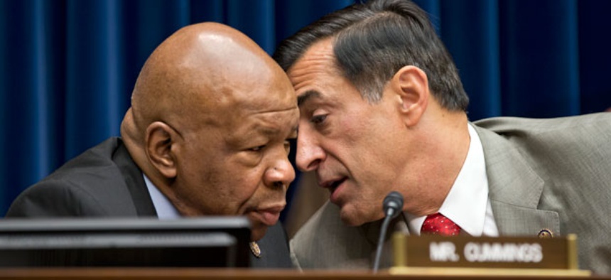 Reps. Darrell Issa, R-Calif., right, and Elijah Cummings, D-Md., are the chairman and ranking member of the House Oversight and Government Reform Committee.