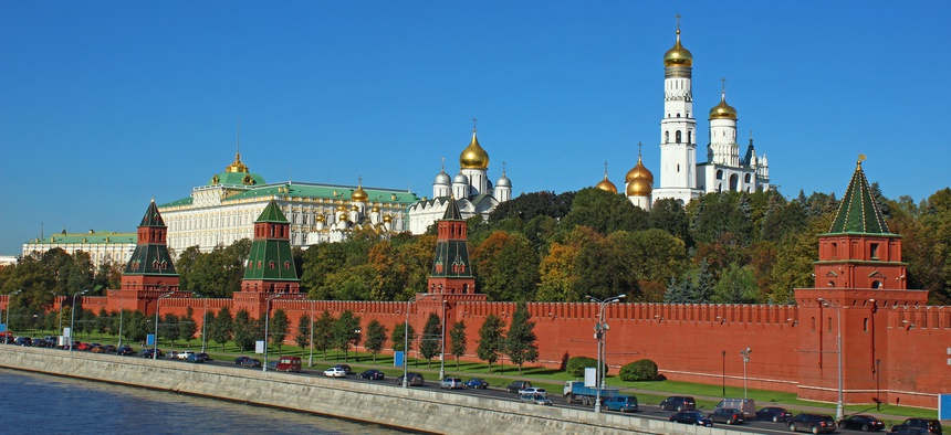 Moscow's Kremlin is the official residence of the president of the Russian Federation.