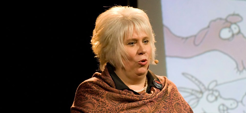 Estonian Ambassador Marina Kaljurand said a close parallel to her nation’s cyber reserve is the new Maryland program.