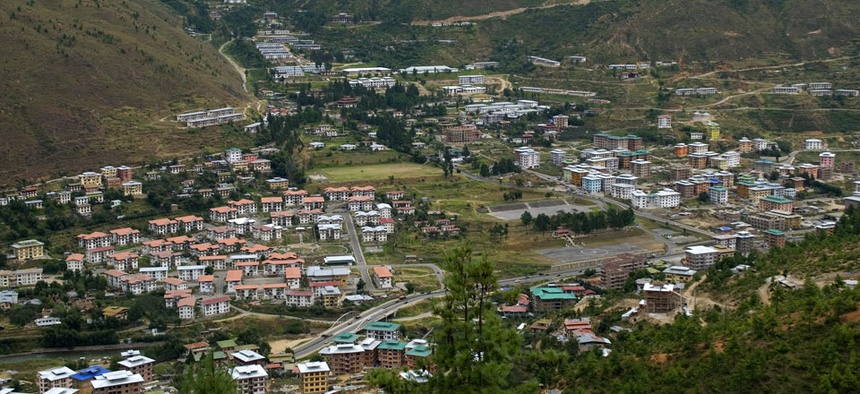 Thimphu is Bhutan's capital city.