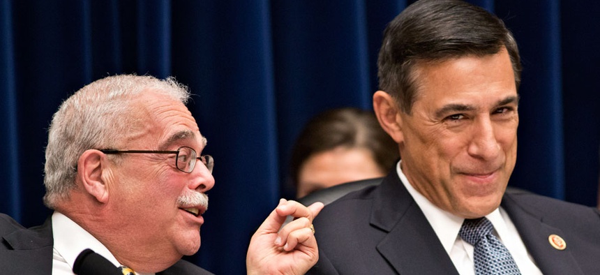 House Oversight Committee Chairman Darrell Issa, R-Calif., (right) and Rep. Gerry Connolly, D-Va., cosponsored FITARA.