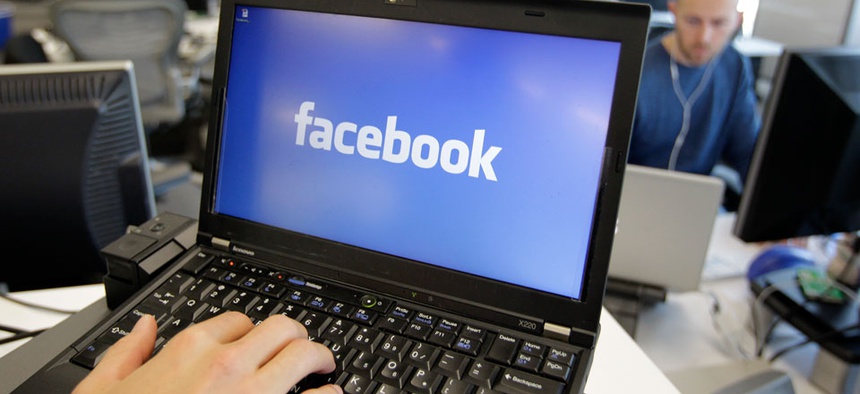 An inside view of Facebook headquarters in Menlo Park, Calif.