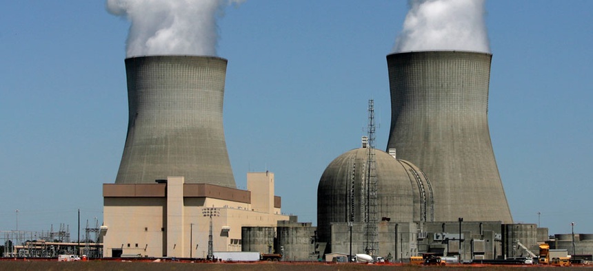 What a nuclear reactor typically looks like, at Plant Vogtle, in Waynesboro, Ga.