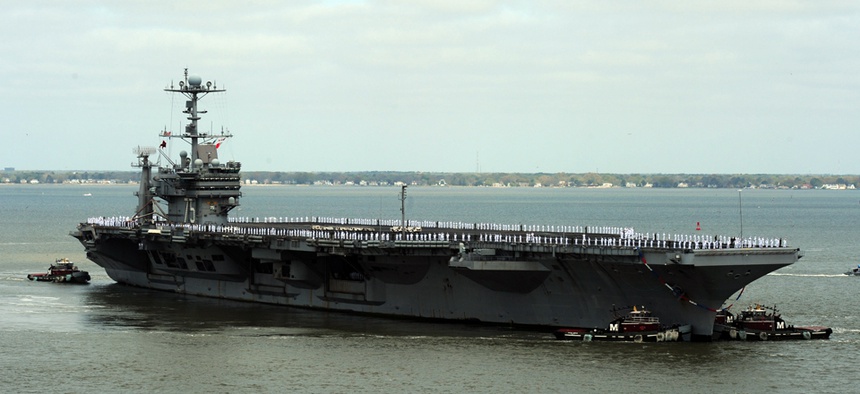 One hacker worked aboard the U.S.S. Harry S. Truman