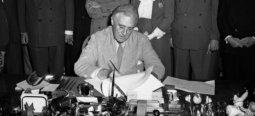 FDR signed the bill in 1944.