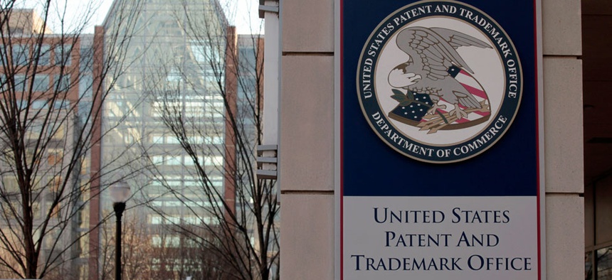 The U.S. Patent and Trademark Office is seen in Alexandria, Va.