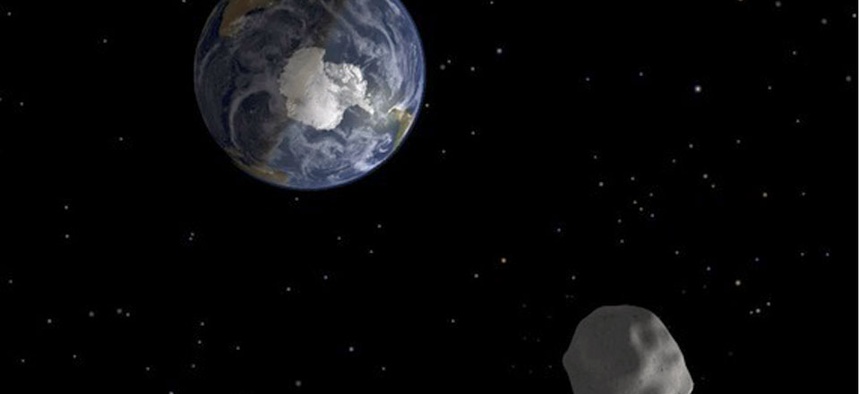 In February 2013, the 150-foot-wide asteroid 2012 DA14 passed close by Earth.