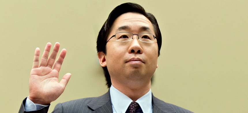 Todd Park, former U.S. chief technology officer at the White House Office of Science and Technology Policy testified before the House Oversight Committee, Nov. 13, 2013.