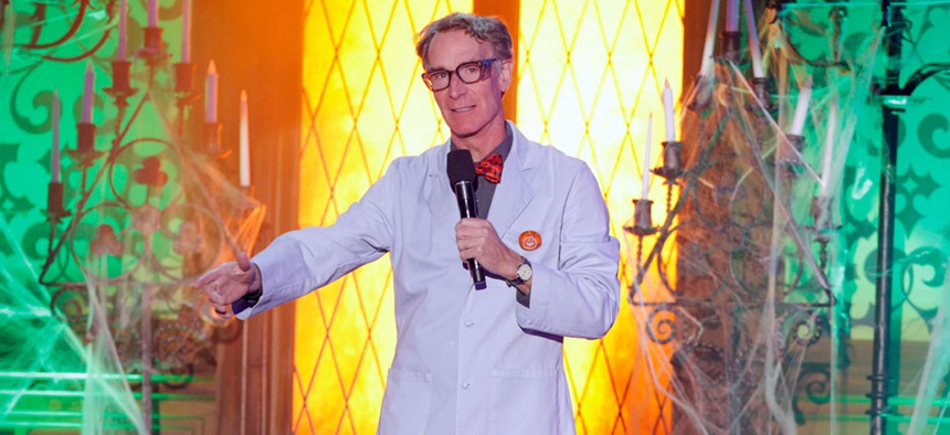 Bill Nye the Science Guy, an icon for the millenial generation.