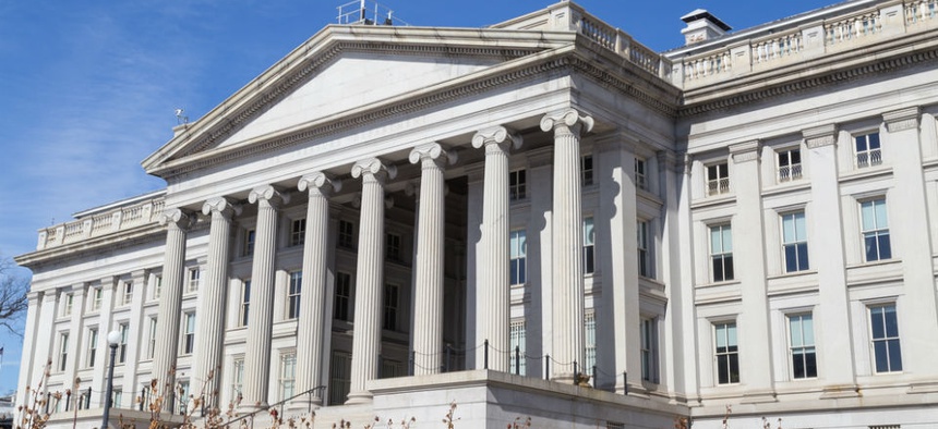 U.S. Treasury Department headquarters in Washington, D.C.