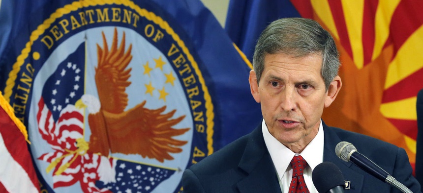 VA Deputy Secretary Sloan Gibson speaks. (AP File Photo/Matt York)