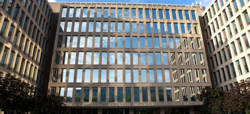 WASHINGTON, DC - JUNE 6: Office of Personnel Management (OPM) in Washington, DC on June 6, 2015. OPM manages the civil service of the federal government and recently suffered a security breach.