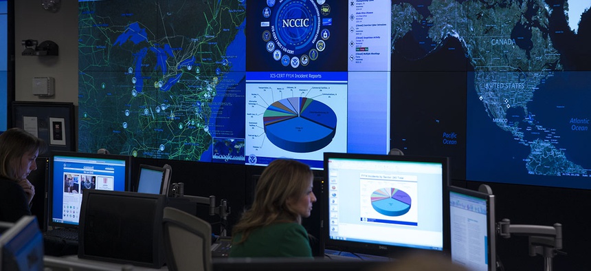 The National Cybersecurity and Communications Integration Center in Arlington, Va.