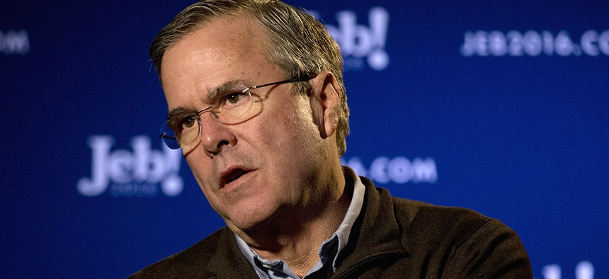 Republican presidential candidate and former Florida Gov. Jeb Bush