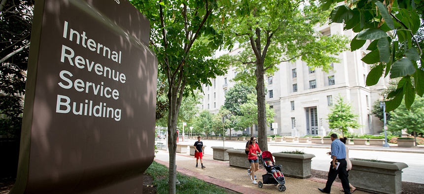 The Internal Revenue Service building in Washington.