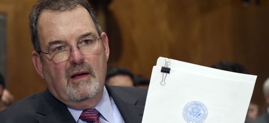 U.S. Chief Information Officer Tony Scott testifies on Capitol Hill in Washington, Thursday, June 25, 2015.